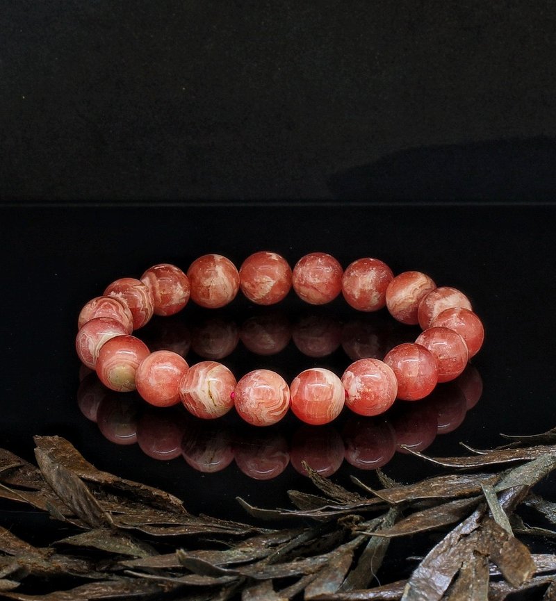 红纹石 11mm 水晶手链 ( Rhodochrosite 11mm Bracelet ) - 手链/手环 - 水晶 