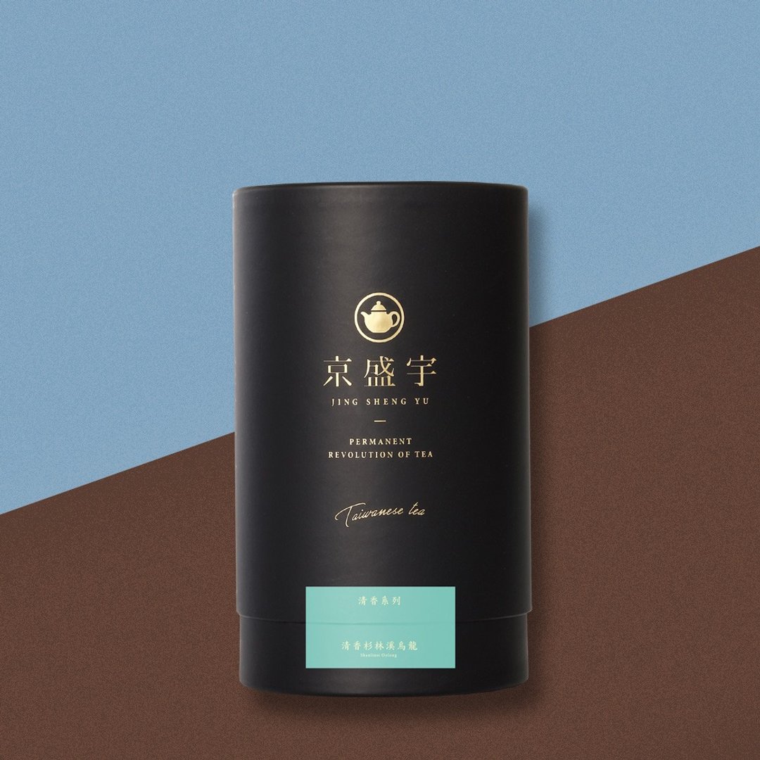 京盛宇【茶叶】清香杉林溪乌龙200g-品味罐 - 茶 - 新鲜食材 蓝色