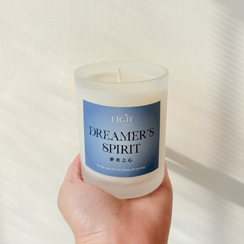 【 Light Candle 】Dreamers Spirit 梦者之心 | 天然大豆蜡精油 - 蜡烛/烛台 - 蜡 透明