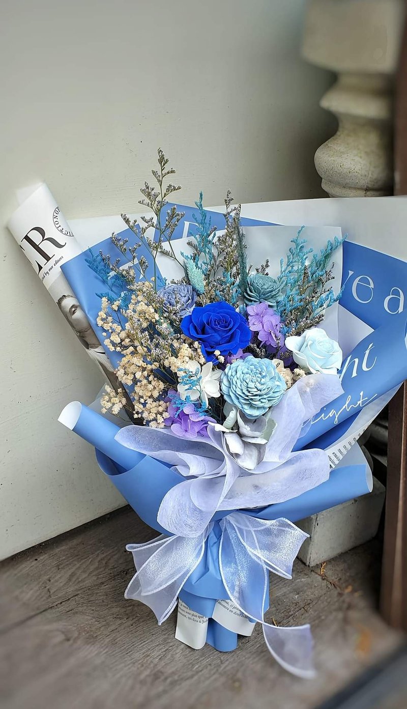 Time Flower精选永生花束 - 干燥花/捧花 - 植物．花 