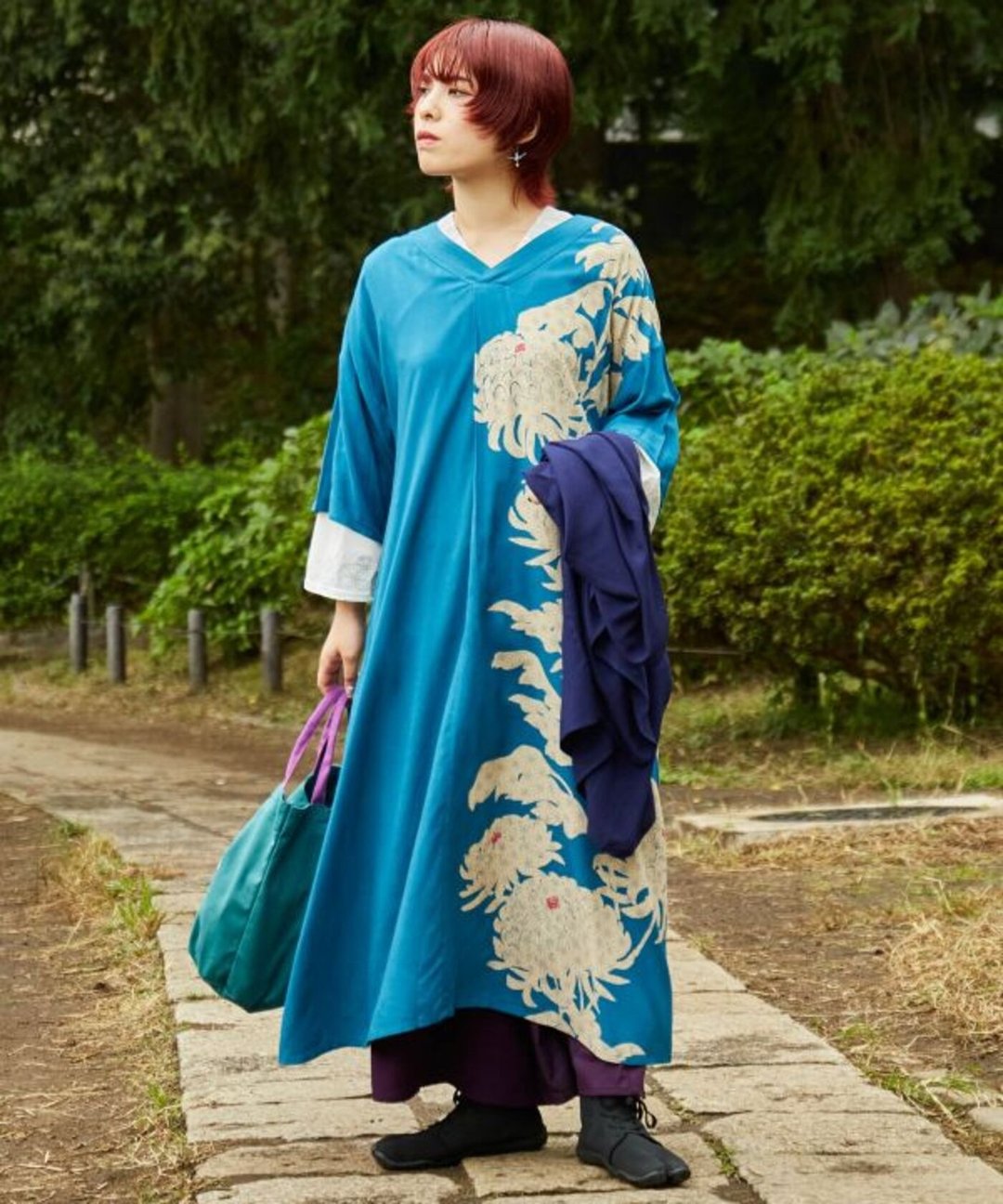 【热门预购】季节之风开襟拼贴布料内搭上衣 (5色) 7CA-3102 - 女装上衣 - 其他材质 