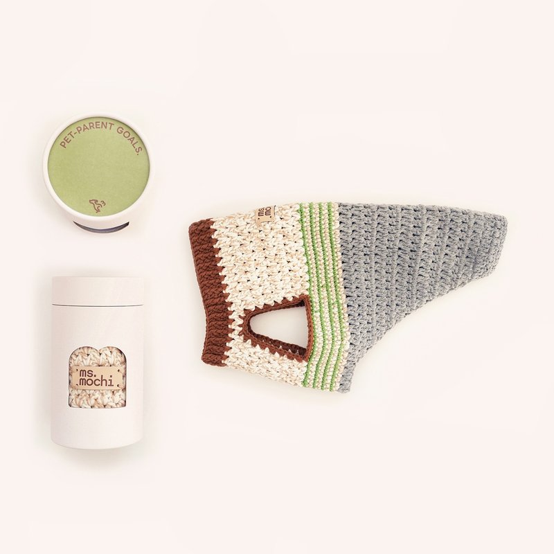 手工小针衣 #边等边装乖 #4 - 衣/帽 - 其他人造纤维 多色