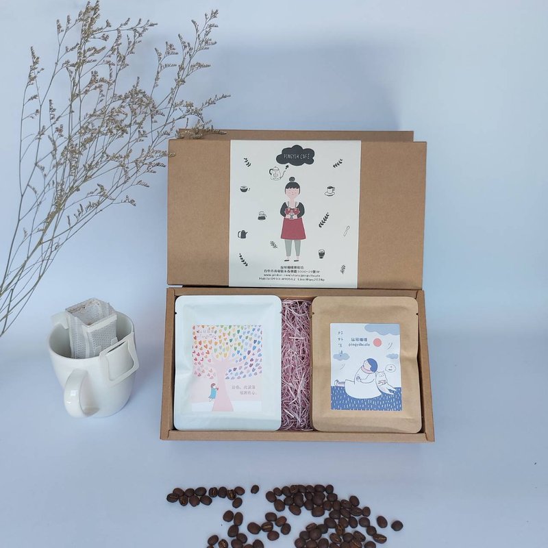 情人节 手绘挿画家合作款X精品咖啡 挂耳包花果香 650 - 咖啡 - 新鲜食材 