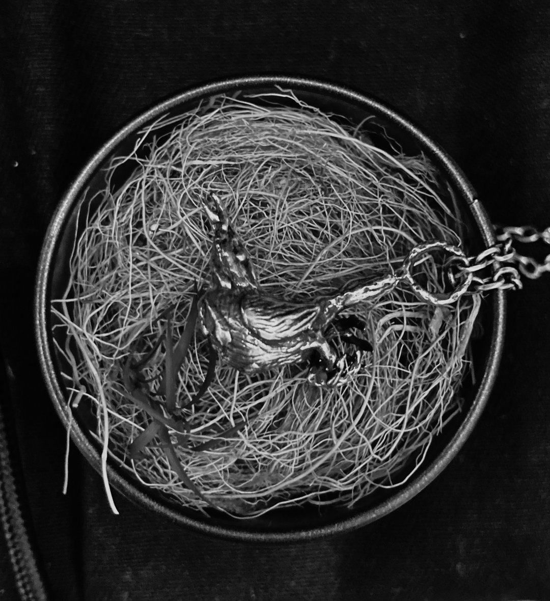 凋零吊坠 - 吊饰 - 纯银 