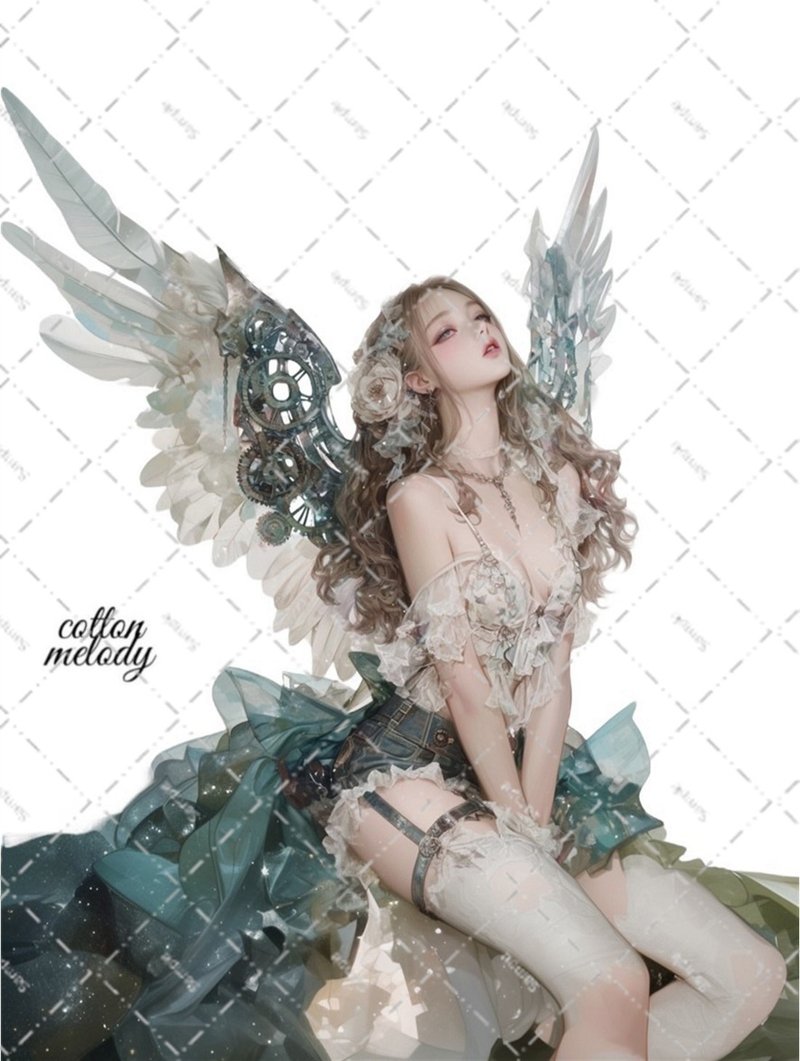 原创贴纸 no.5525 人物贴纸 原创贴纸 人物贴纸 女孩贴纸 原创人物贴纸 - 贴纸 - 纸 