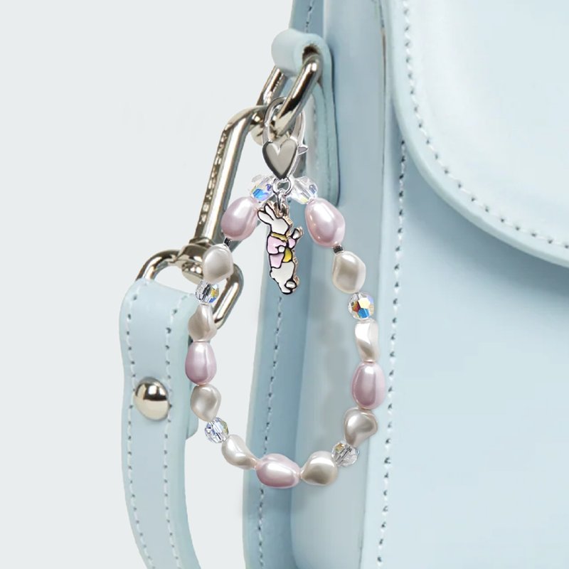 奥地利水晶挂饰 - 梦幻童趣风 短版 - 吊饰 - 水晶 粉红色