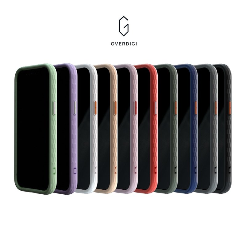 OVERDIGI iPhone 13全系列 OC钻石框抗污防摔边框殻 - 手机壳/手机套 - 硅胶 