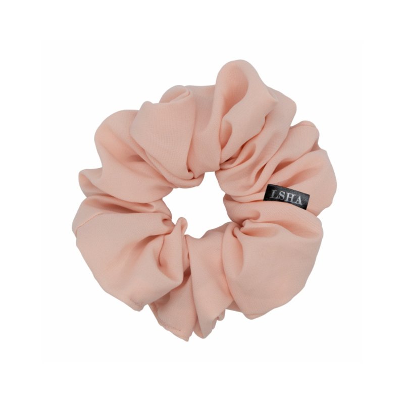 LSHA-雪纺纱大肠发圈(樱花粉) - 发饰 - 棉．麻 粉红色
