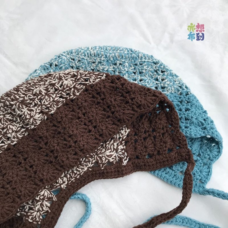 【亦想布到】复古钩针荷兰少女帽 - 帽子 - 棉．麻 