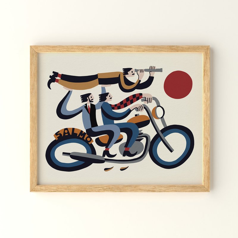 Road Movie 公路电影 - 印刷画/海报 - 海报/装饰画/版画 - 纸 多色