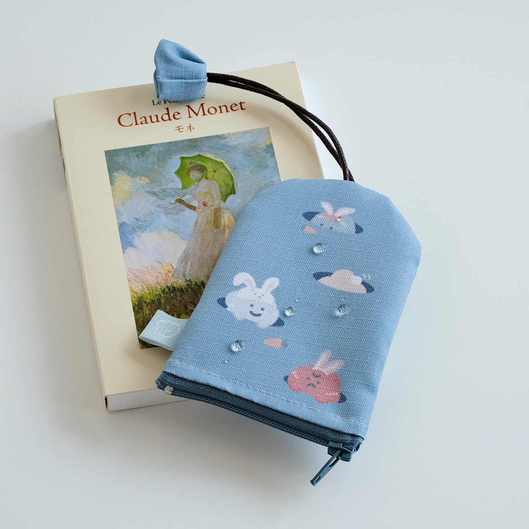 防泼水钥匙收纳包 钥匙包 狡兔三窟 Key holder - 钥匙链/钥匙包 - 其他人造纤维 蓝色