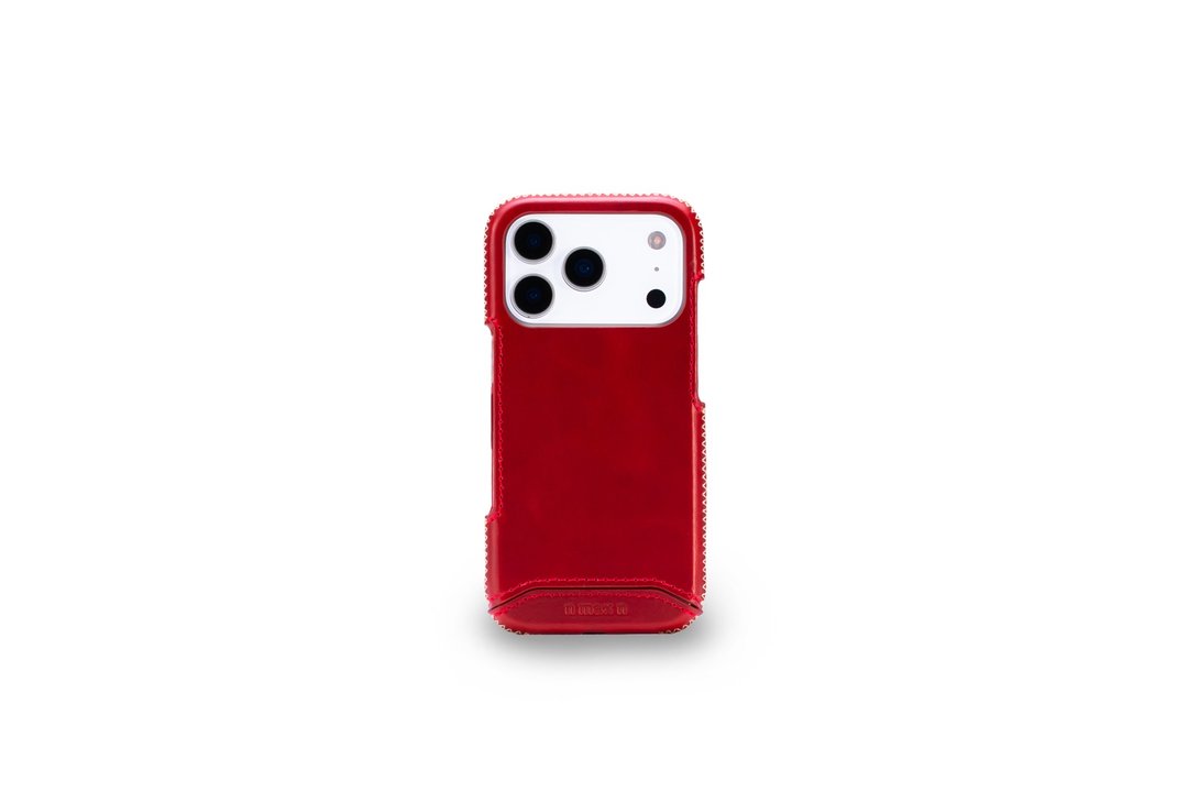 iPhone 17 Pro 经典系列-磁吸手机皮套-辣椒红 - 手机壳/手机套 - 真皮 红色
