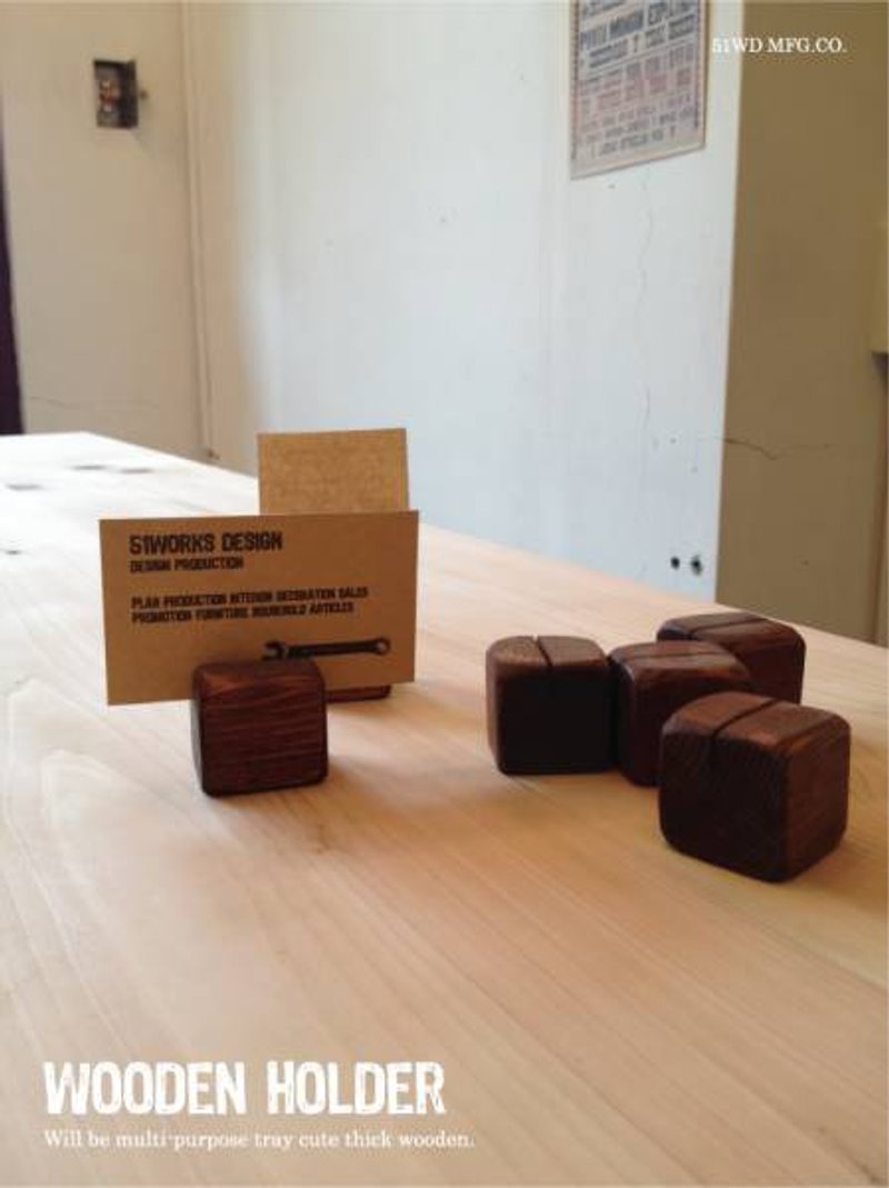 1SET / 5PCS PS-W Wooden Price Stand Card Stand Memo Price Tag Guard Holder Information - 其他 - 其他材质 