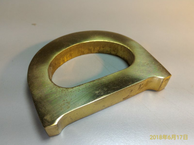 早期外销欧美老件收藏工业风英文字铜字母纸镇摆饰(D) - 吊饰 - 其他金属 