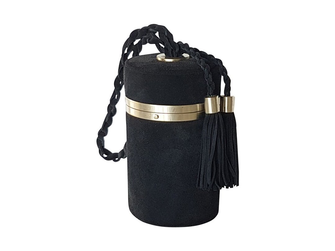 Mini-barrel clutch - 其他 - 真皮 黑色