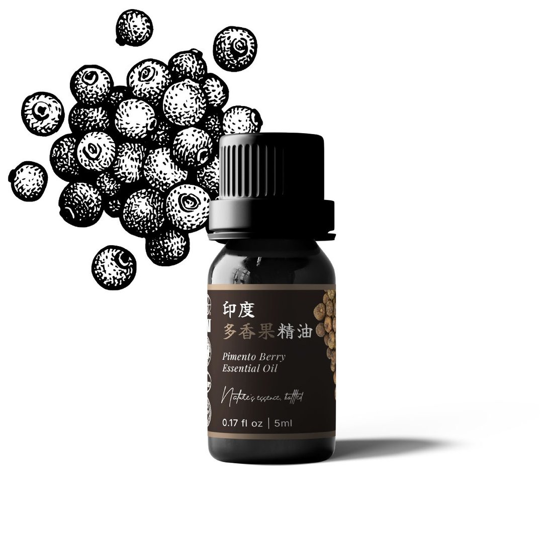 【卡佛香】印度多香果精油 - 香薰/精油/线香 - 玻璃 黑色