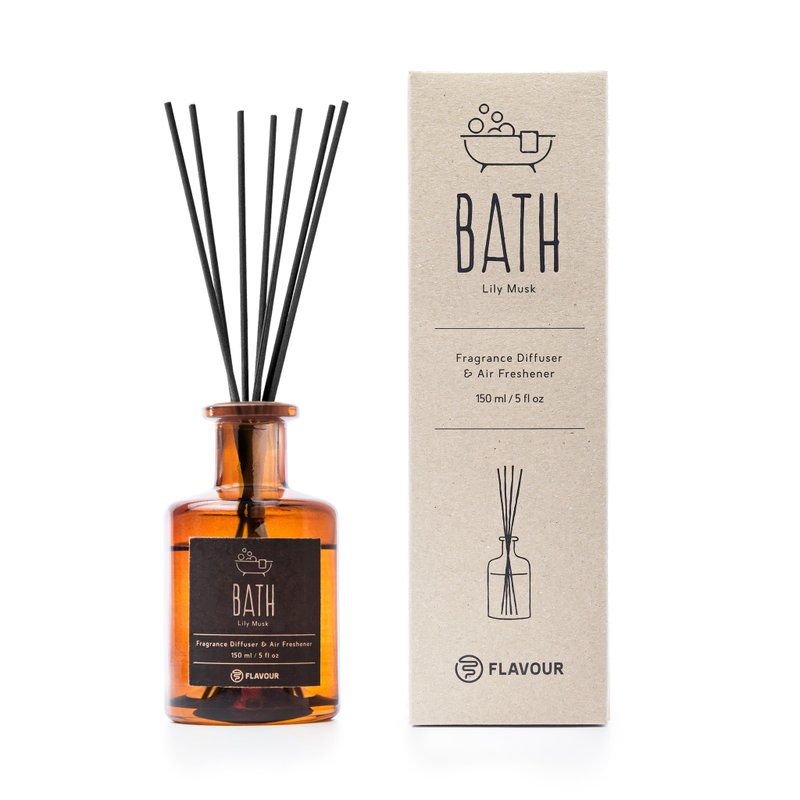 【FLAVOUR】BATH | 香氛扩香 | 百合麝香调 - 香薰/精油/线香 - 精油 