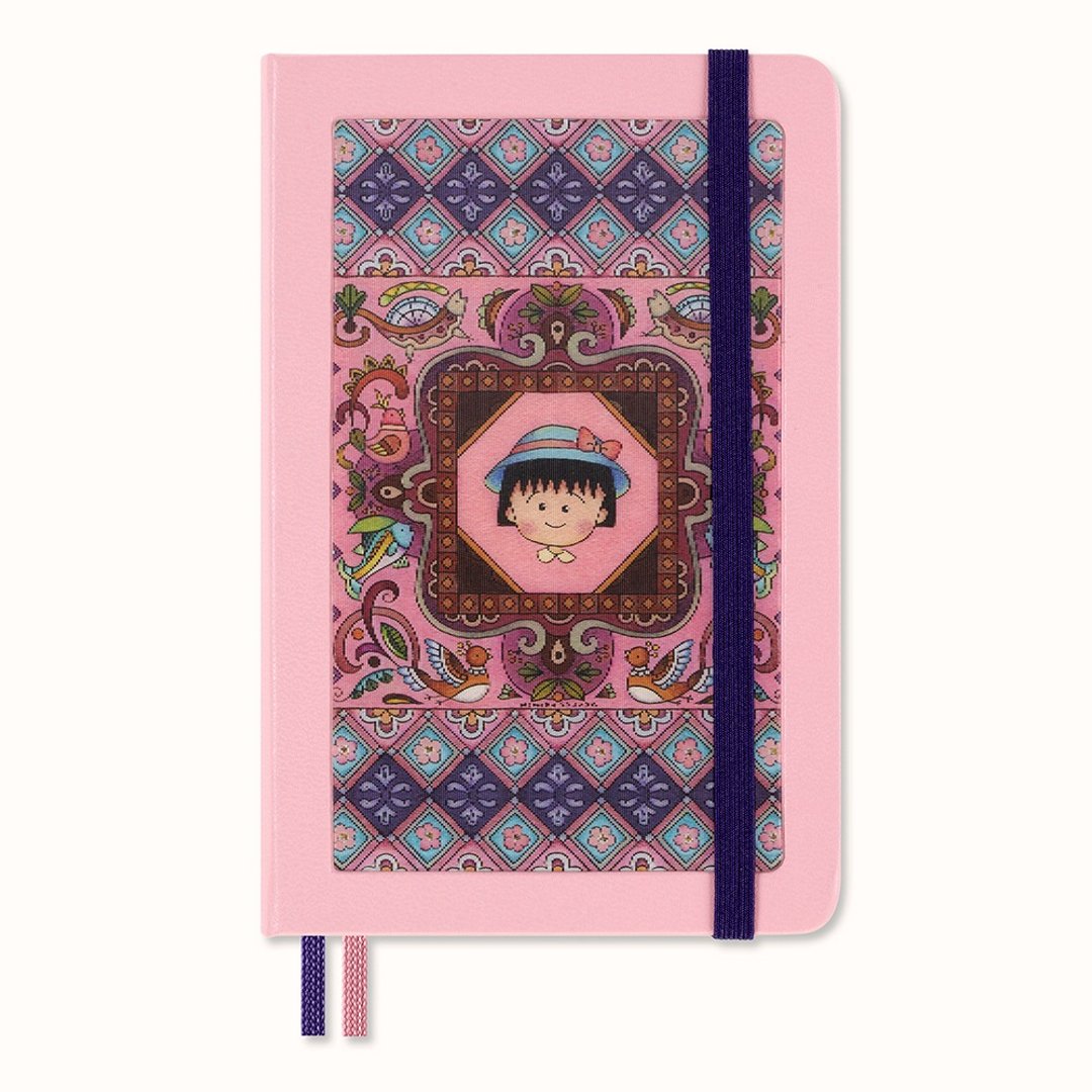 _勿上架_MOLESKINE 樱桃小丸子樱花笔记本-口袋型横线 附设计贴纸 - 笔记本/手帐 - 纸 粉红色