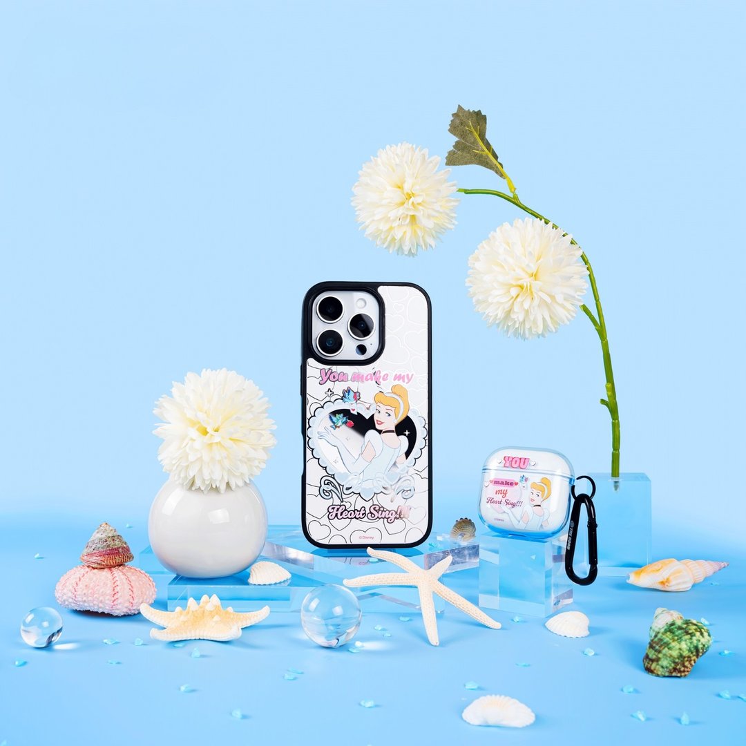 迪士尼公主灰姑娘 iPhone 16 Samsung S25气垫标准防摔镜面手机壳 - 手机壳/手机套 - 塑料 多色