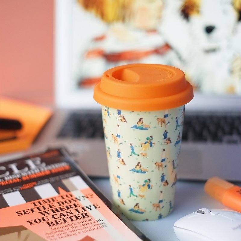 毛茸茸的朋友系列 汪星人款随行杯 - 其他杯子 - 瓷 