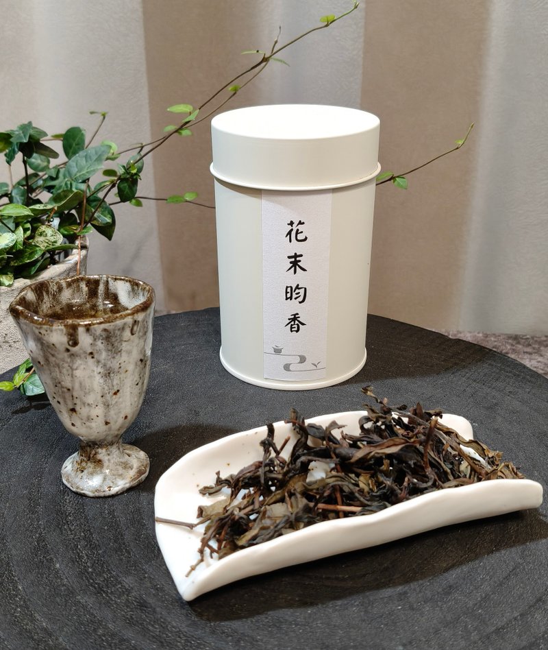 花末昀香-水仙乌龙茶 - 茶 - 纸 白色