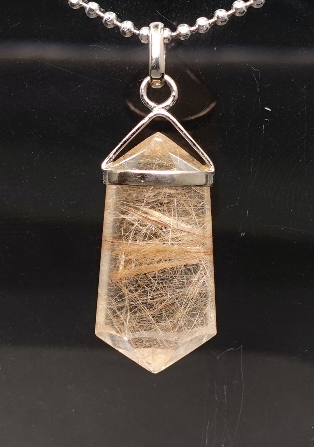 宝丽金珠宝-天然维纳斯发晶坠 - 项链 - 水晶 