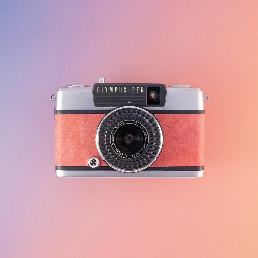 Vintage OLYMPUS PEN EE-2 Totte Me Tottemy - 相机 - 其他金属 粉红色