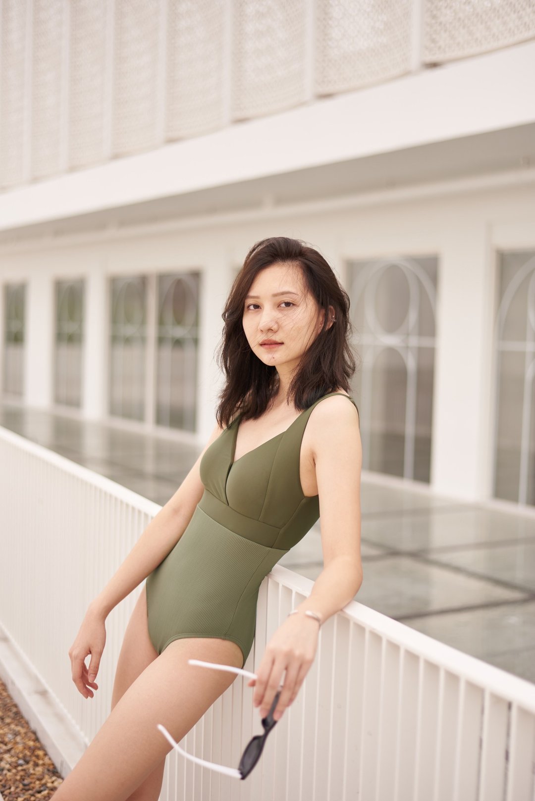 JANET - 橄榄色/泳装 - 女装泳衣/比基尼 - 其他材质 绿色
