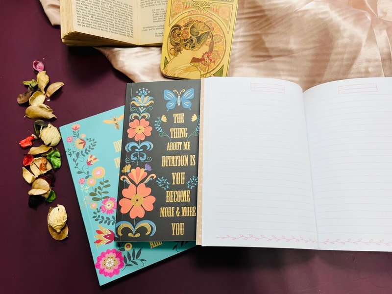漫步花草丛笔记本 共3图 - 笔记本/手帐 - 纸 