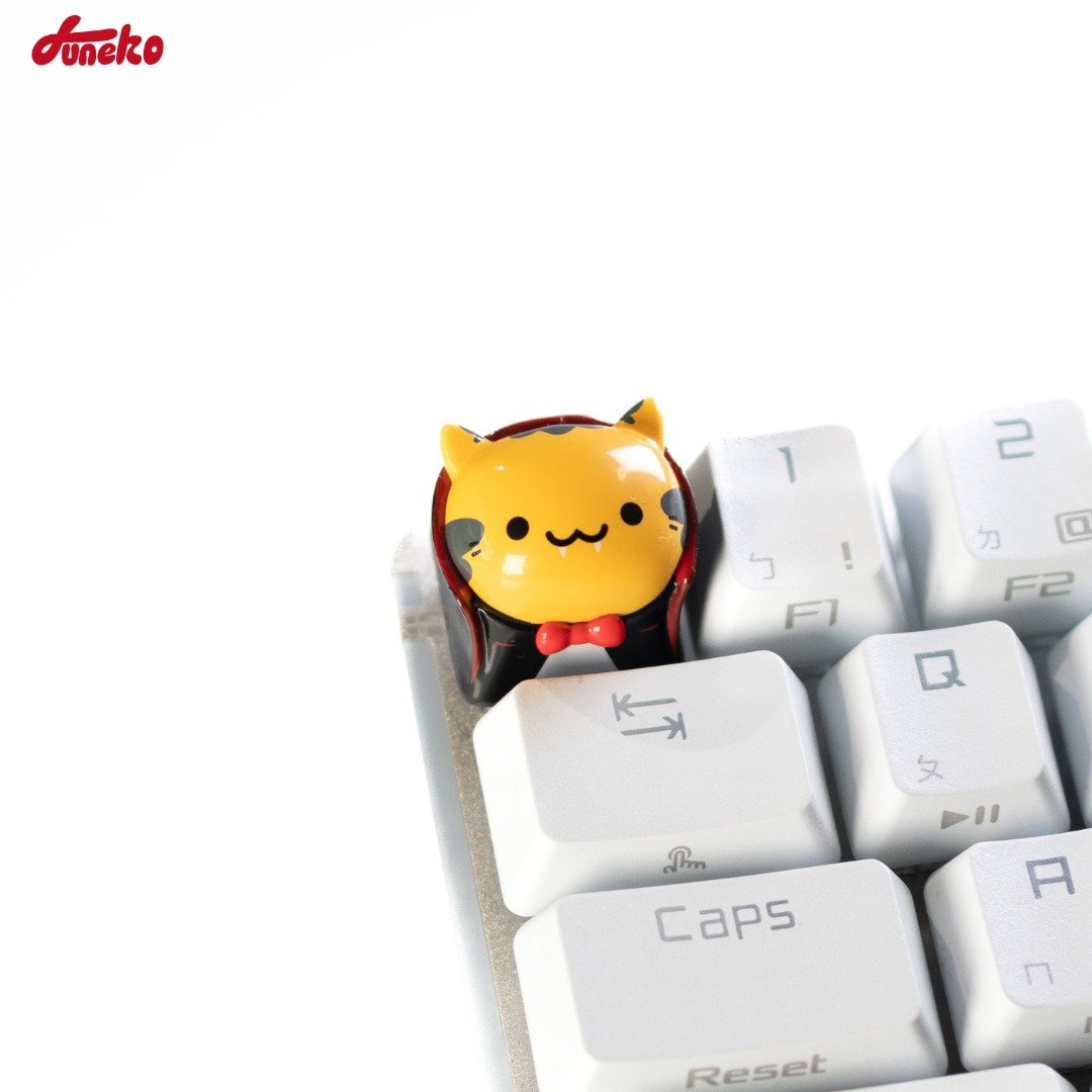 原创胖猫键帽-吸血鬼Frank (适用于机械键盘MX系列十字轴) - 电脑配件 - 树脂 黑色
