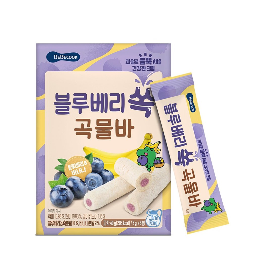 【BEBECOOK】宝膳 婴幼儿水果酥酥卷-蓝莓香蕉 (40g) - 玩具/玩偶 - 其他材质 粉红色