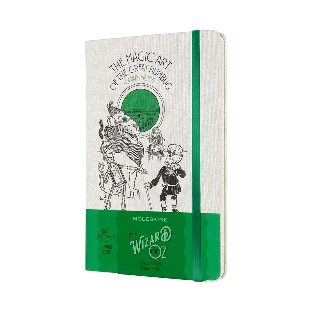_勿上架_MOLESKINE 绿野仙踪限量笔记本 - 大骗子的魔法 L 型横线 - 笔记本/手帐 - 纸 绿色
