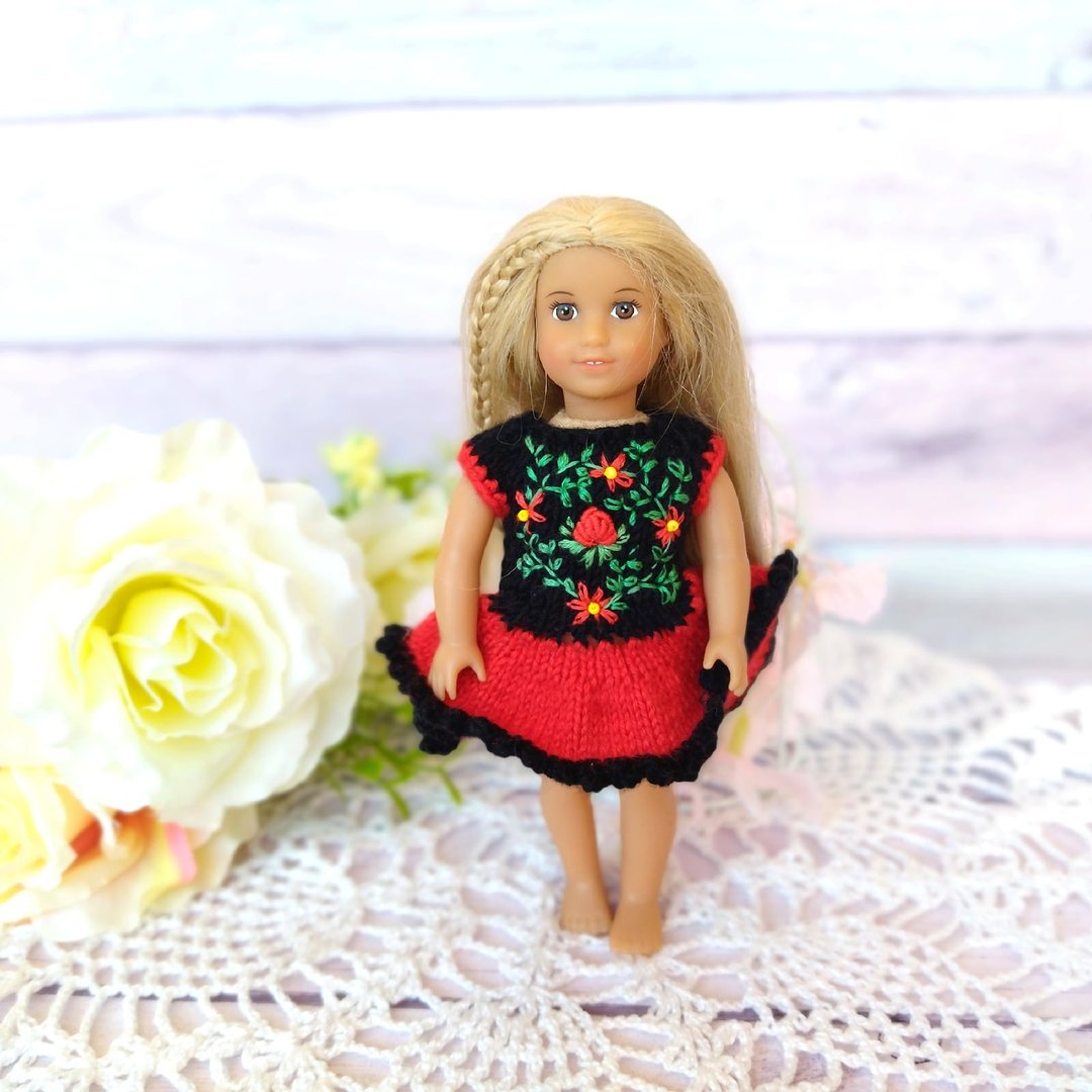 Lori doll clothes - mini AG clothes - ob11 doll - mini doll clothes - 玩具/玩偶 - 羊毛 多色