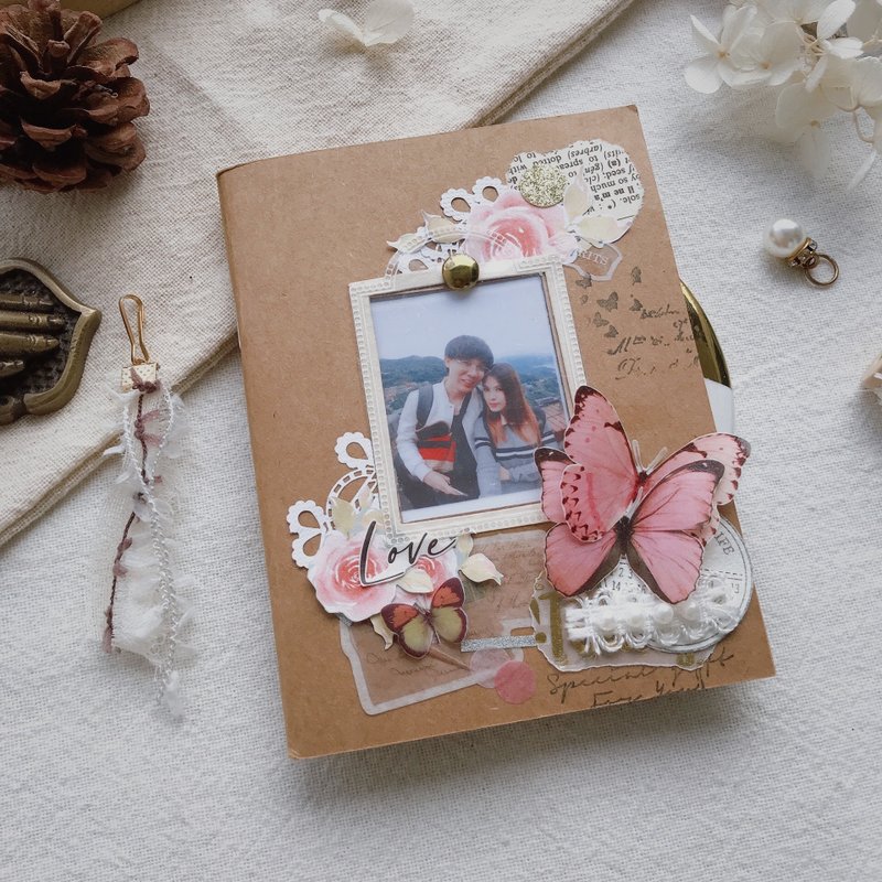 装饰笔记本日记本生日周年结婚礼物我鹿系列 I Small - 笔记本/手帐 - 纸 咖啡色