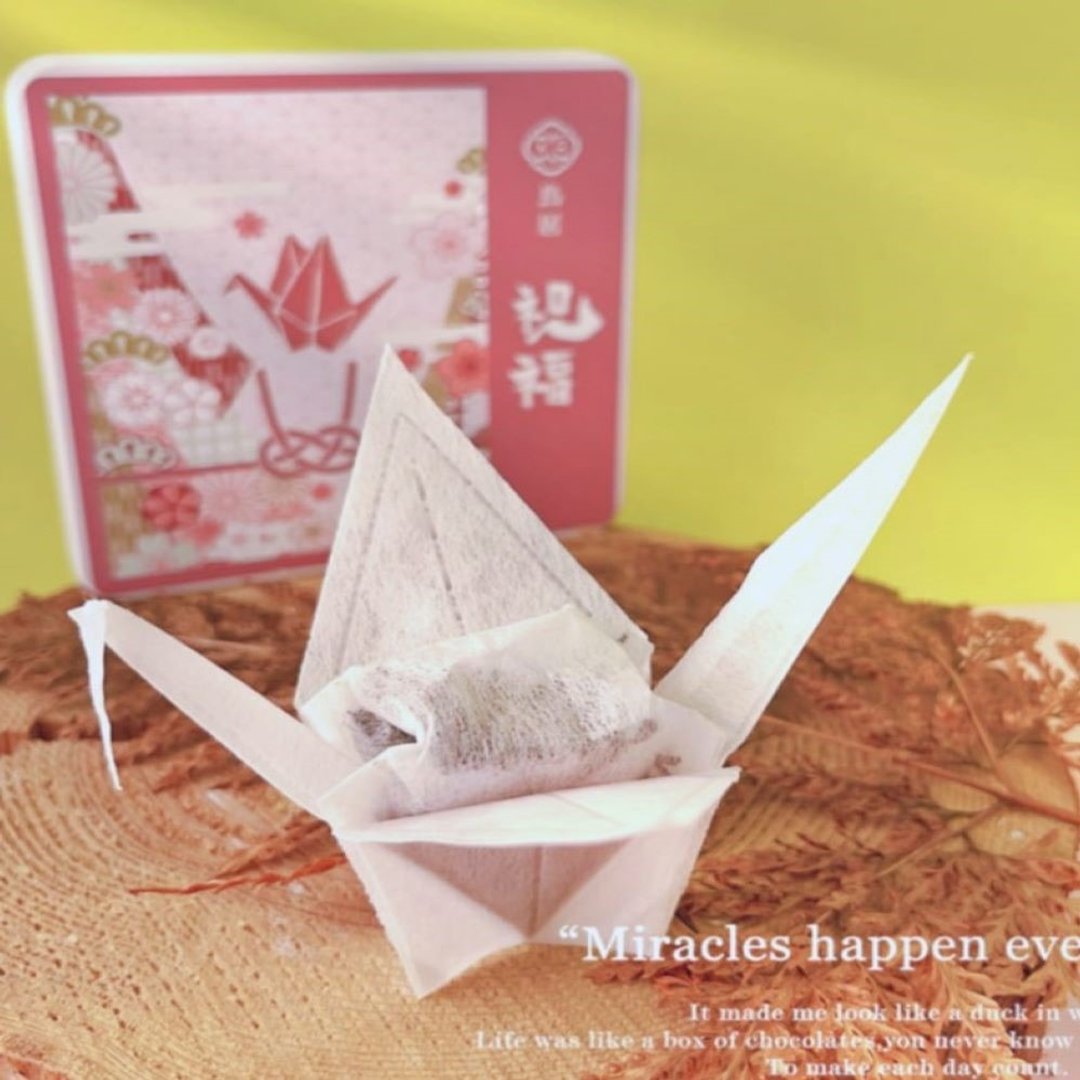 日本-祈福纸鹤3D立体茶包-折り鹤 - 茶 - 其他材质 多色