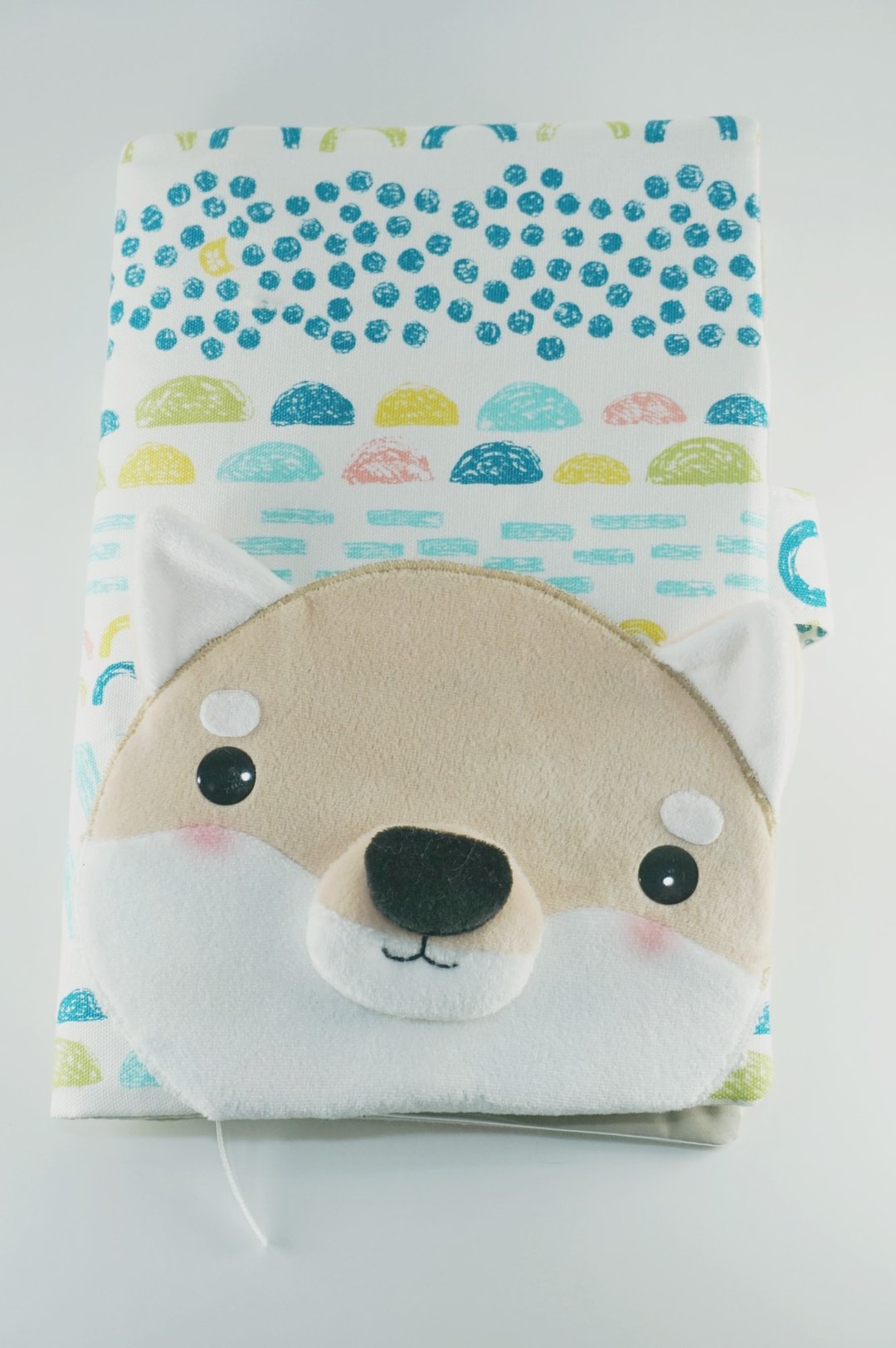 Bucute/才犬柴犬半立体布书套/妈妈手册书套/儿童手册书套/全球限量/生日礼物/手工制作/定制/订制/个性化 - 妈妈包 - 聚酯纤维 白色
