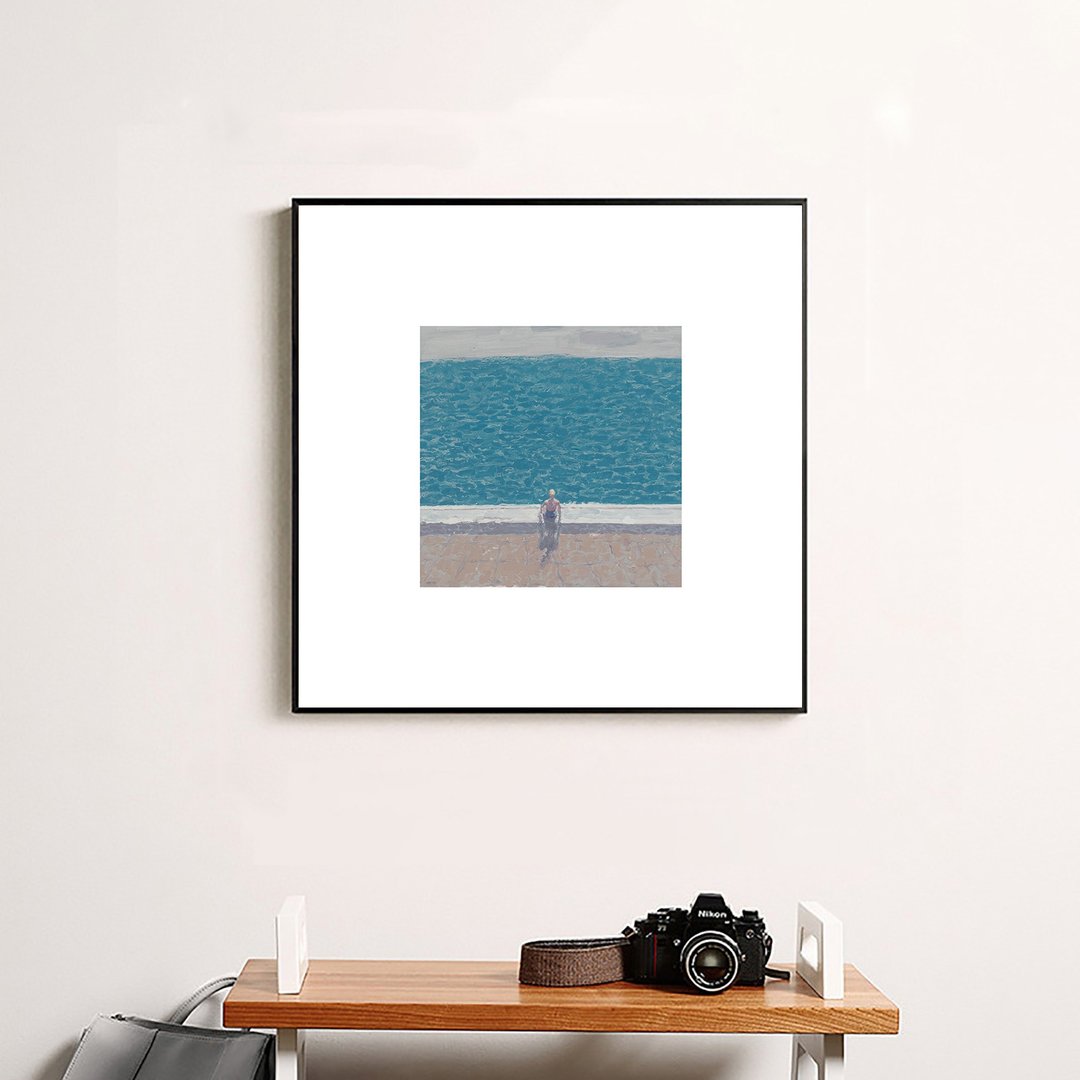 漂浮系列－你在想什么 | 艺术微喷 | 挂画 - 海报/装饰画/版画 - 木头 