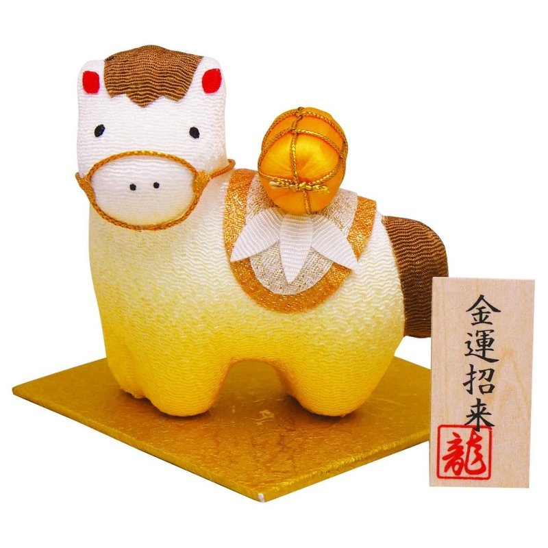 马年缩缅手作摆饰－金运招来午 - 摆饰 - 陶 