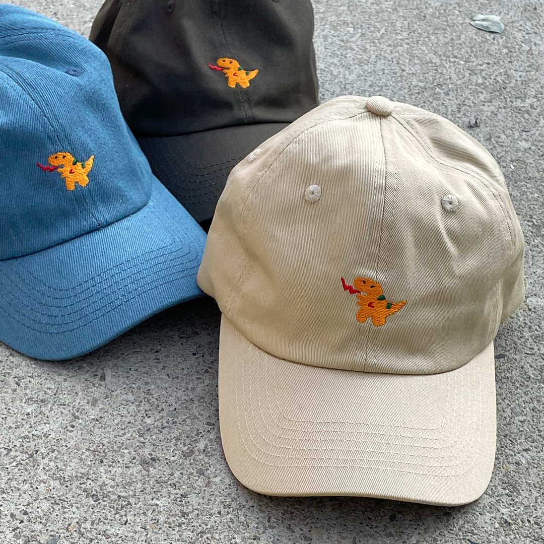 暴龙素色棉质老帽 - 帽子 - 棉 多色