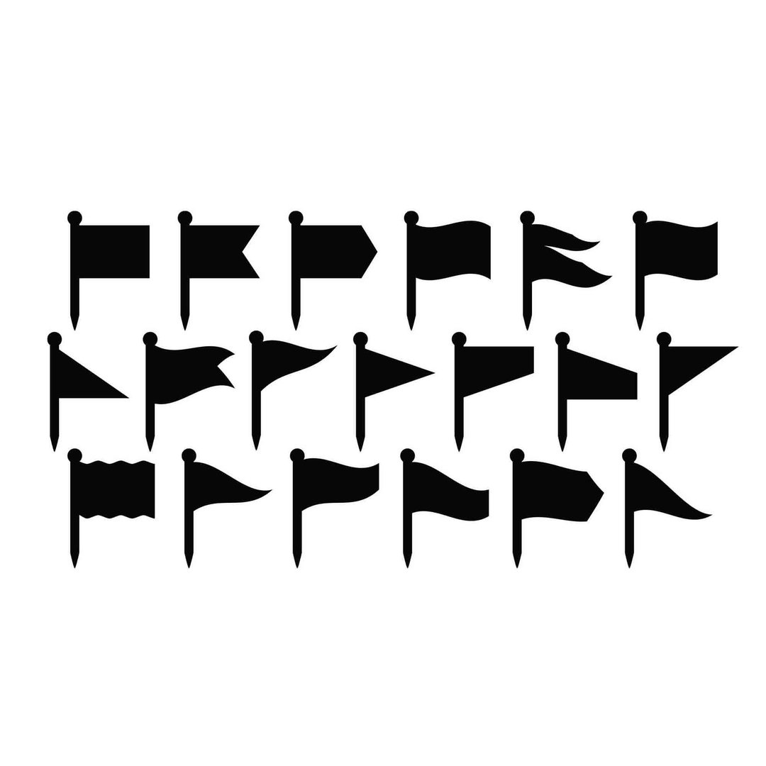Flag pins svg, flags svg, flags pdf, flags template, flags cutout, Cricut, SVG - 图文模板设计 - 其他材质 