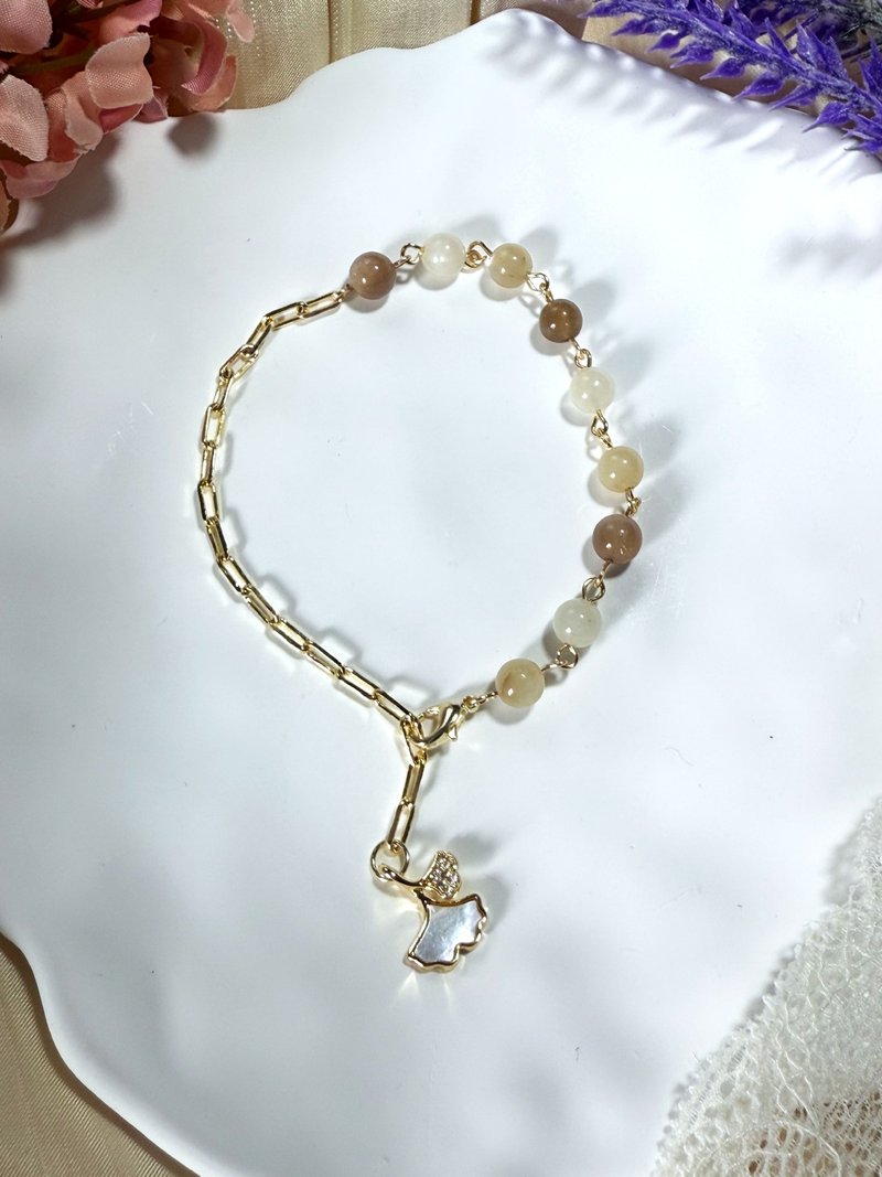 秋映|水晶手链|定制化|彩月光 - 手链/手环 - 水晶 