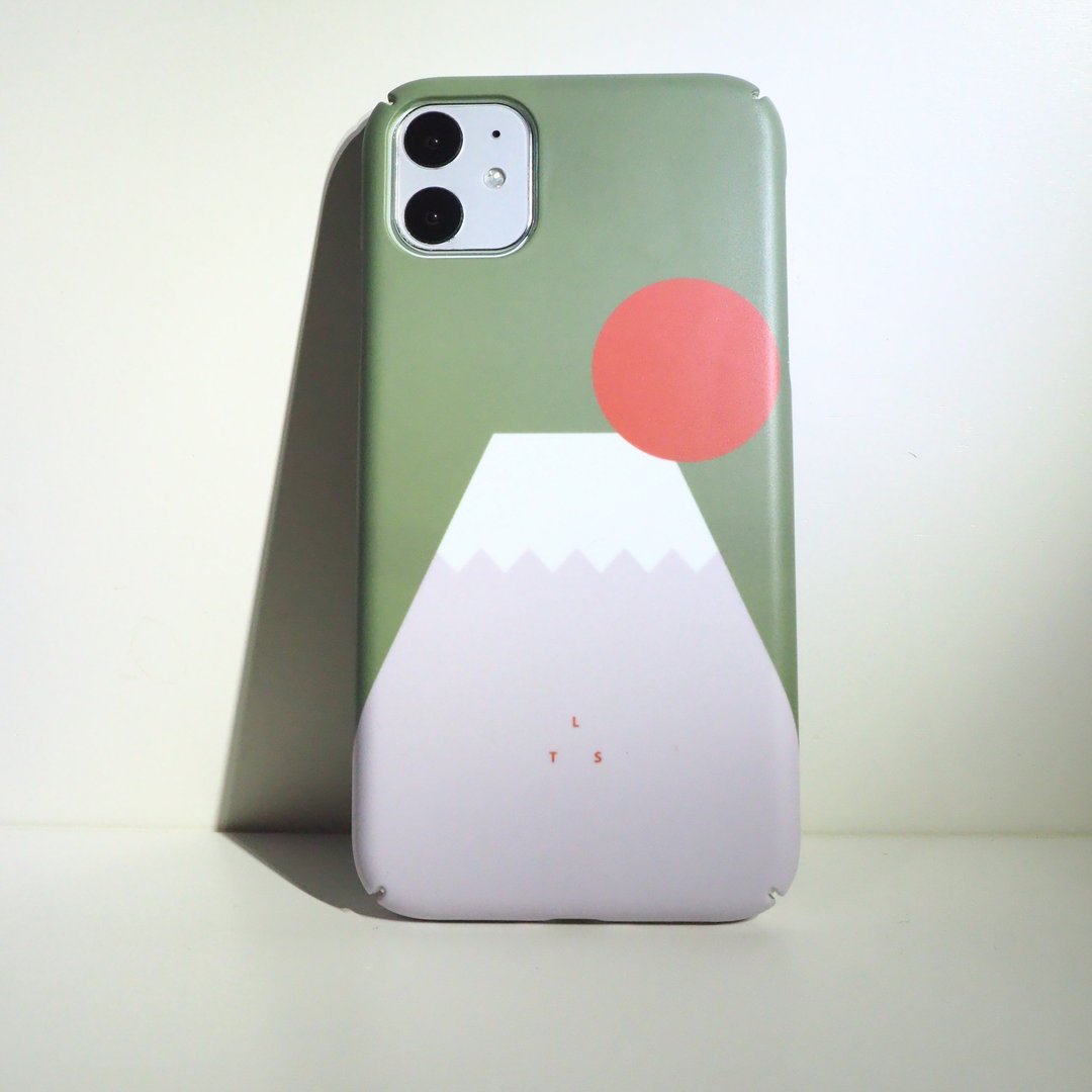 iPhone 18 | GRAPHIC PRINT 富士山 Mountain Fuji 订制手机壳 - 手机壳/手机套 - 塑料 粉红色