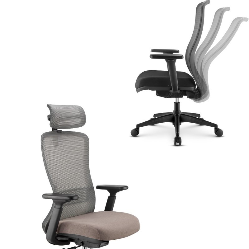 NO. 9 人体工学椅 高背 - 椅子/沙发 - 尼龙 黑色