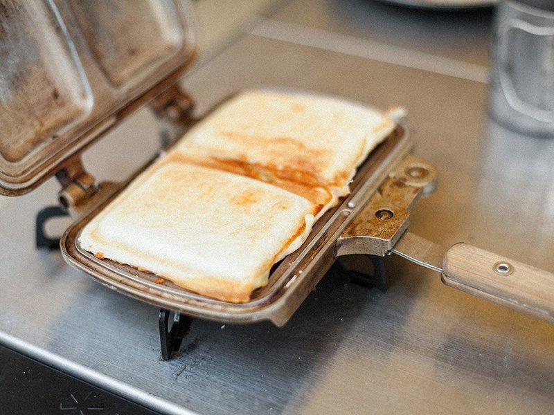 折叠式三明治烤盘 (GR-009R) - 盘子/餐盘/盘架 - 其他材质 银色