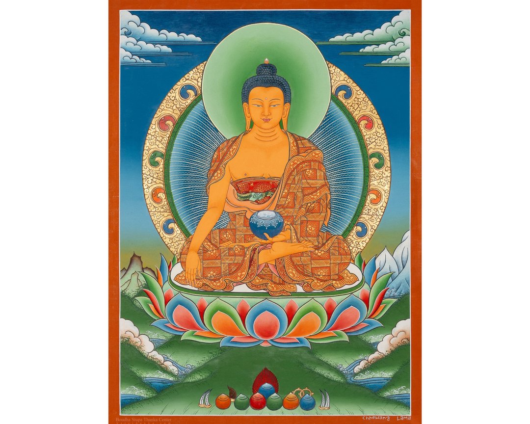 传统释迦牟尼佛唐卡画作 - 墙贴/壁贴 - 其他材质 多色