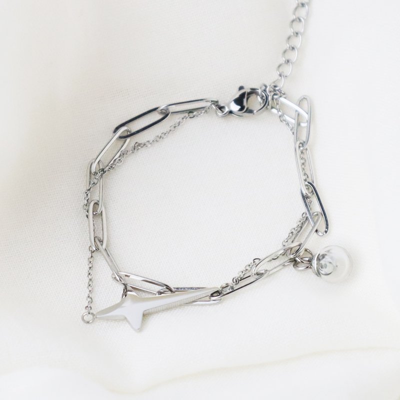 扩香双层手链-十字星款(附绒布袋) - 手链/手环 - 其他金属 