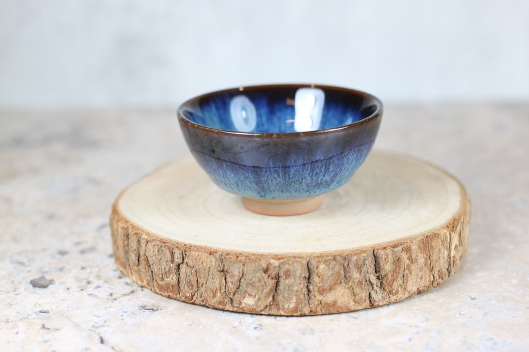 【辛劳的父亲】湛海天目釉 圆满茶杯 名家叶敏祥作品 - 茶具/茶杯 - 陶 