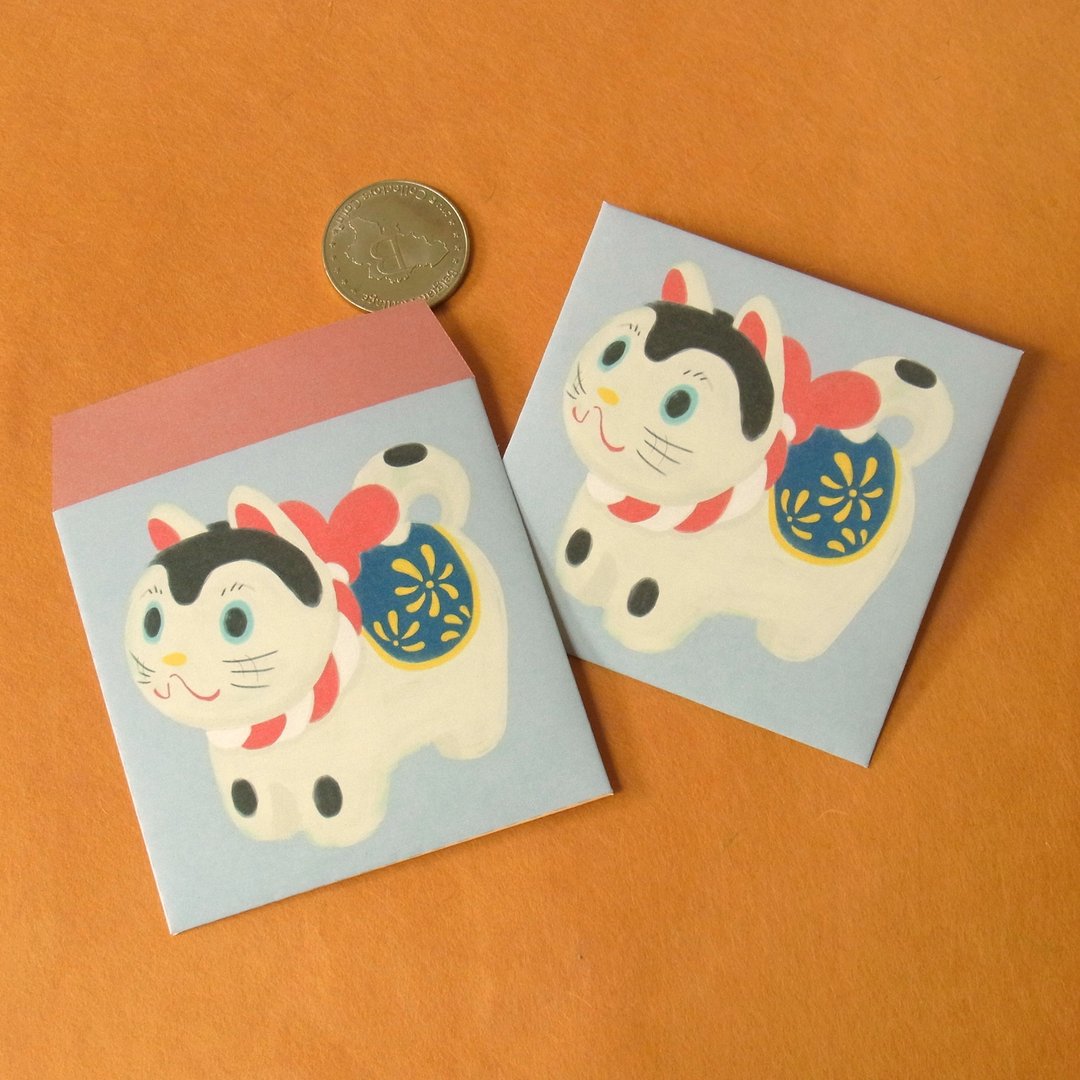 Printable mini envelope - dogdoll - Original illustrations - PDF data - 其他数码商品 - 其他材质 