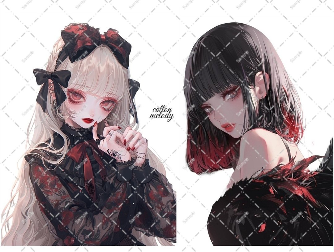 原创贴纸 no.7114 人物贴纸 原创贴纸 人物贴纸 女孩贴纸 原创人物贴纸 - 贴纸 - 纸 