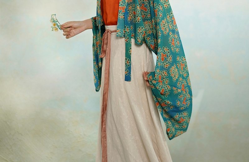 【鹿鸣】新中式复古/法门寺披衫 - 女装上衣 - 聚酯纤维 多色